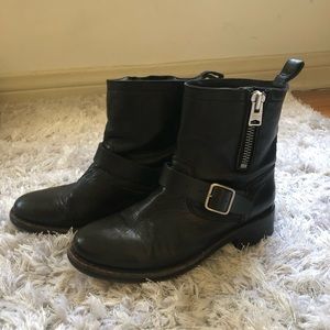 All saints biker booties